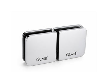 Glass connector glass to glass 180 degree