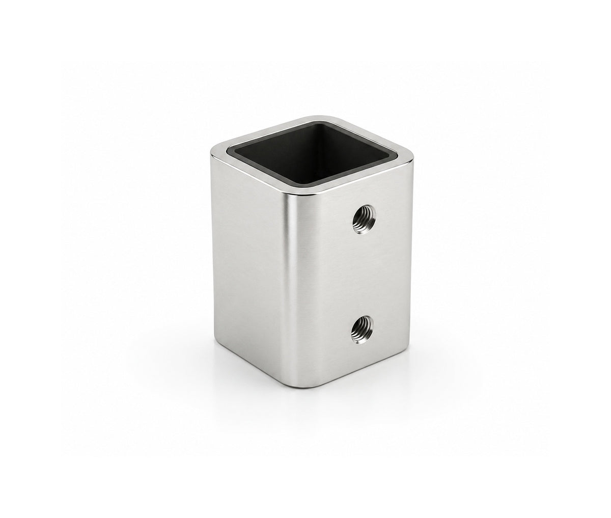 Wall to pipe 25mm square pipe connector