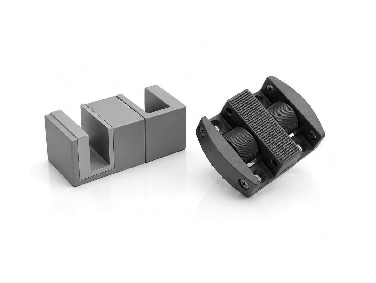 Double floor guide sliding door roller accessories