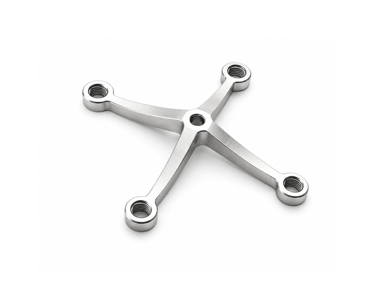 Four way paint type spider fitting