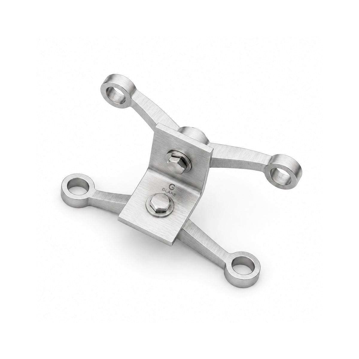 Four way 90 degree spider fitting