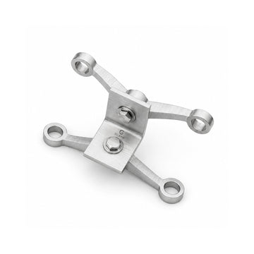 Four way 90 degree spider fitting