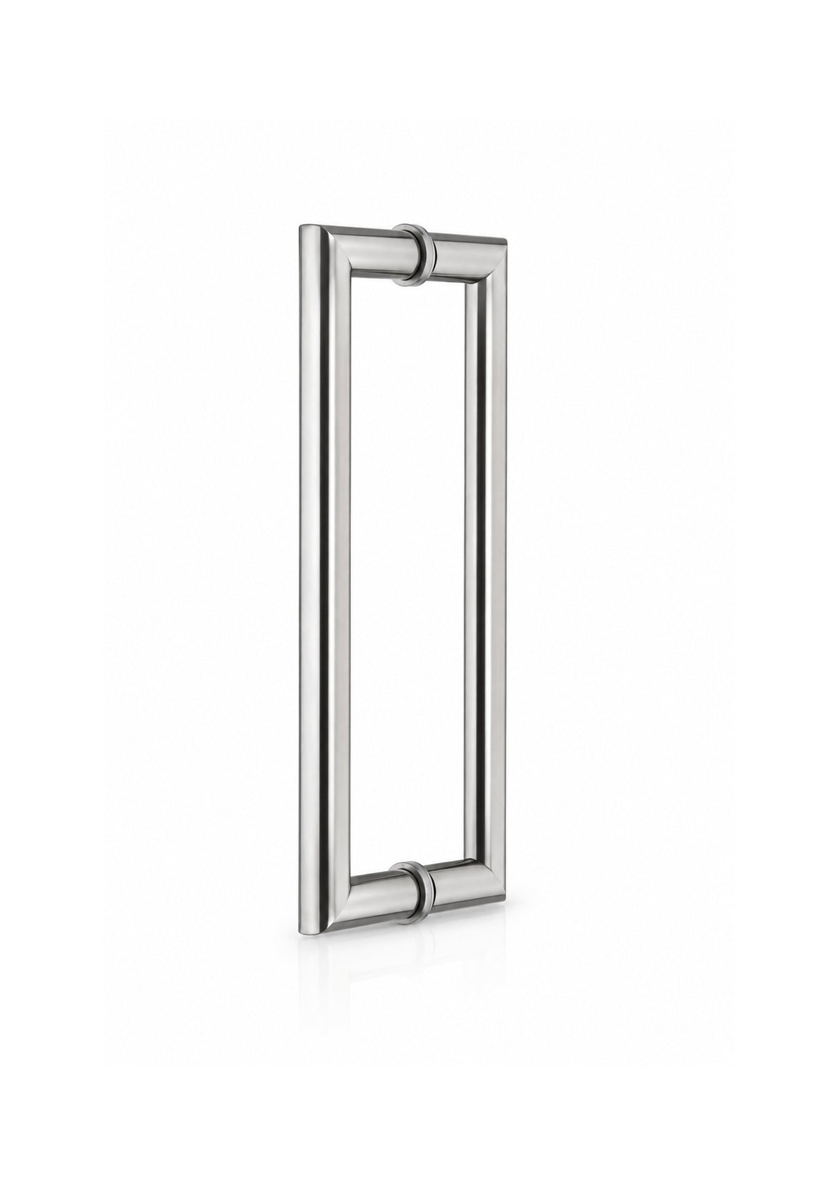 L type glass door handle