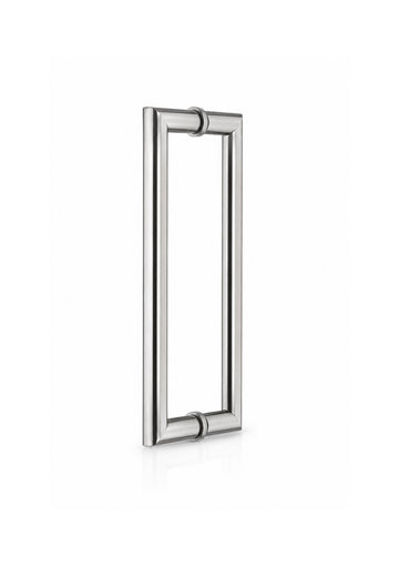 L type glass door handle