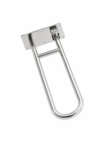 SS Folding Grab bar glass door handle