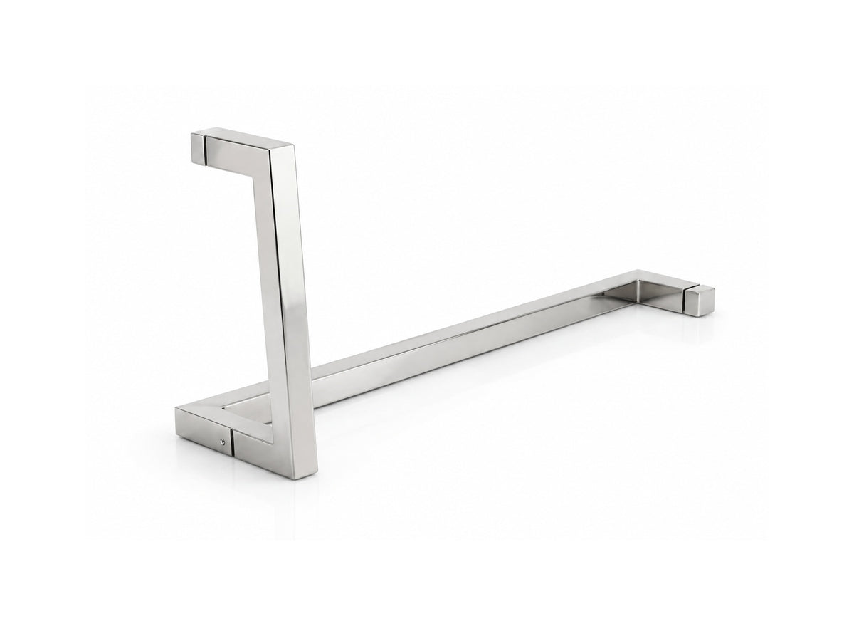 Towel bar with handle (square)