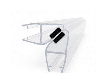Magnetic seal 90 degree plastic profile