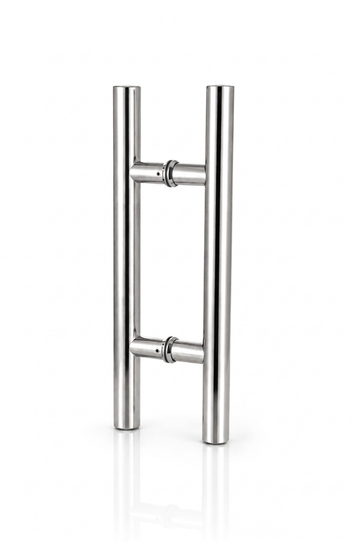 H type glass door handle