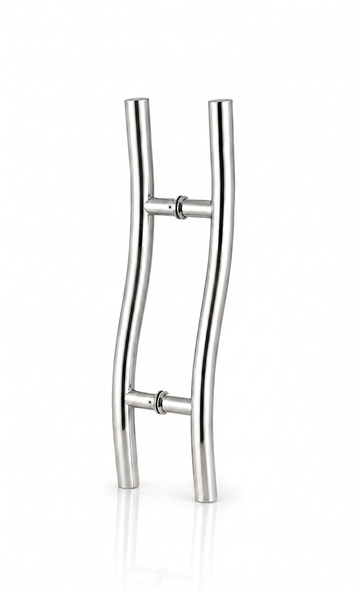 S type glass door handle