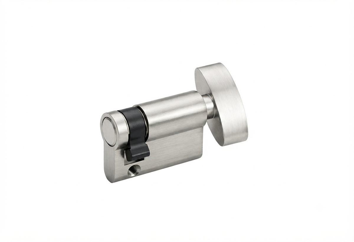 Half cylinder with knob
