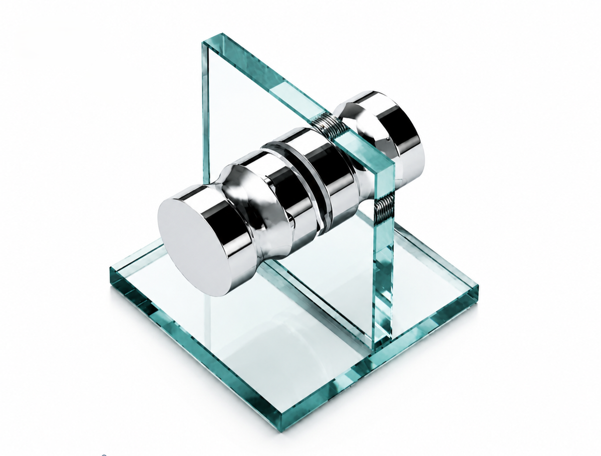 Shower sliding door knob