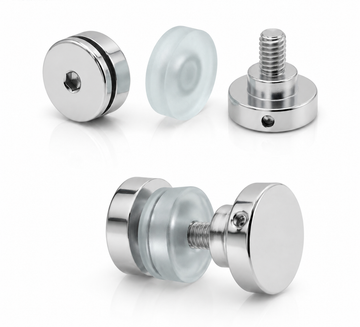 Glass to track fixer sliding door roller accessories