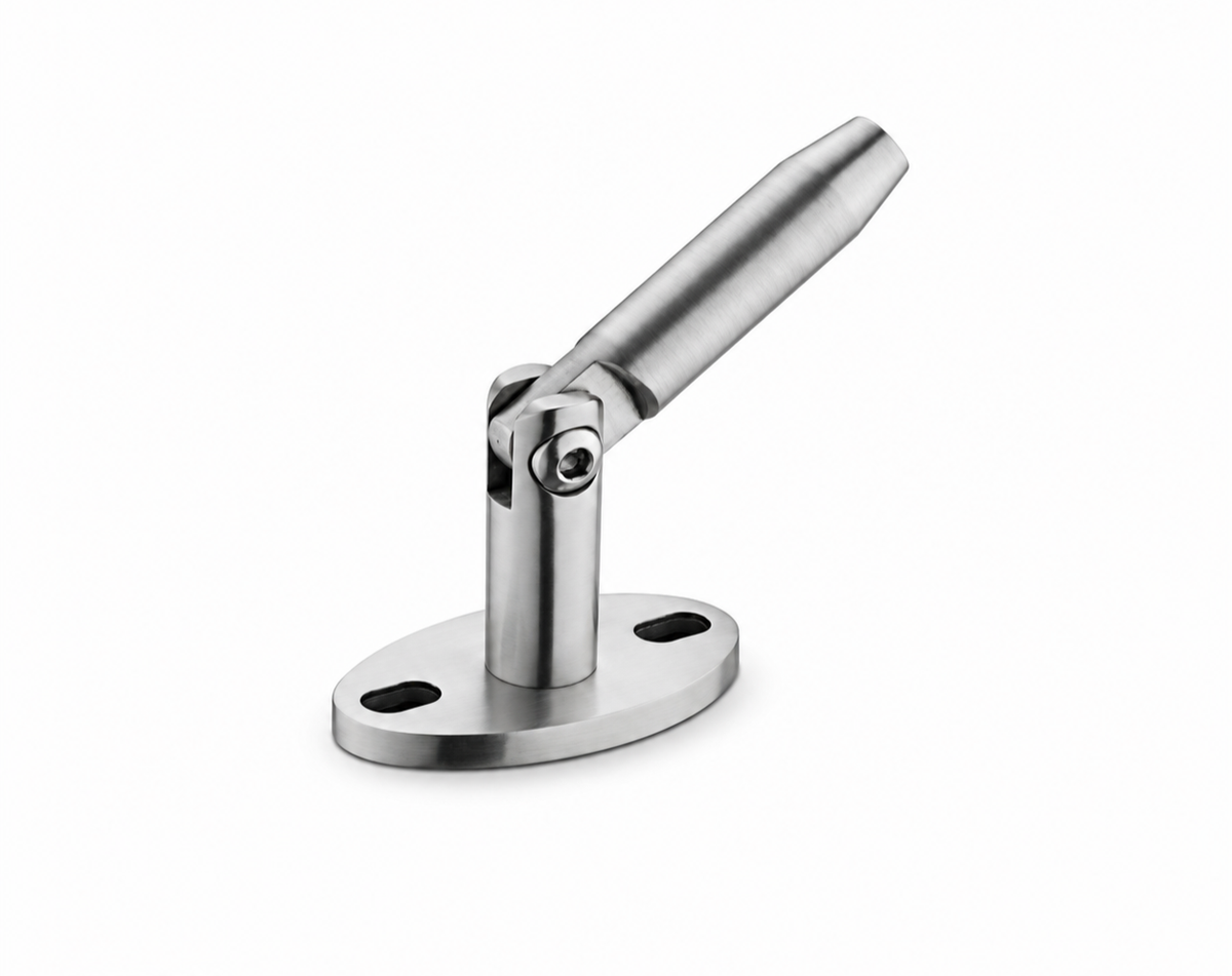 Wall to Rod connector canopy fitting