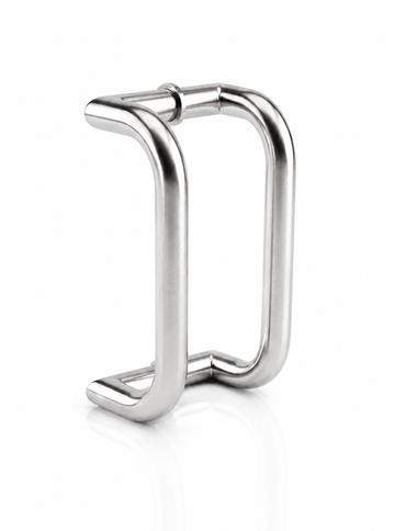 Q type glass door handle