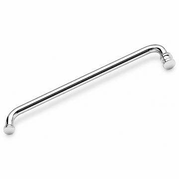 Towel bar with knob